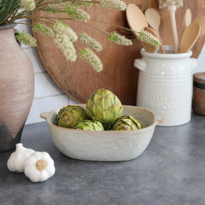 Deep Ashbury Ceramic Serving Dish, a tabletop piece suited to serving food or creating a decorative display
