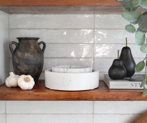 Large Ivy Marble Bowl