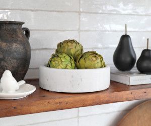 Large Ivy Marble Bowl