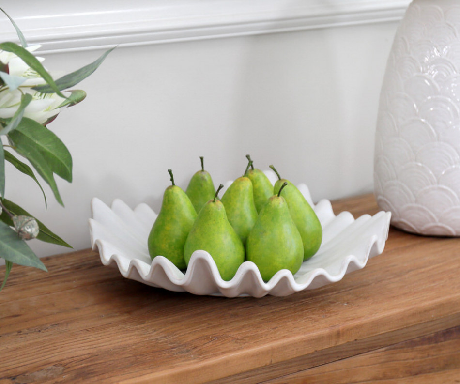 Yarra Ripple White Display Platter