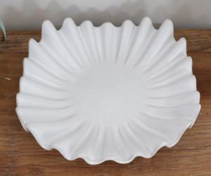 Yarra Ripple White Display Platter