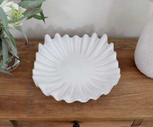 Yarra Ripple White Display Platter