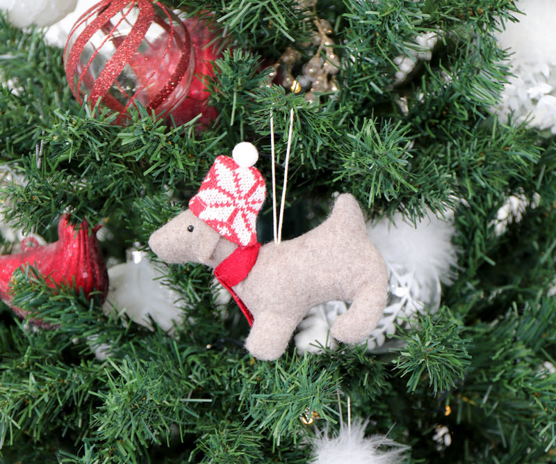 Buddy the Dog Christmas Tree Decoration