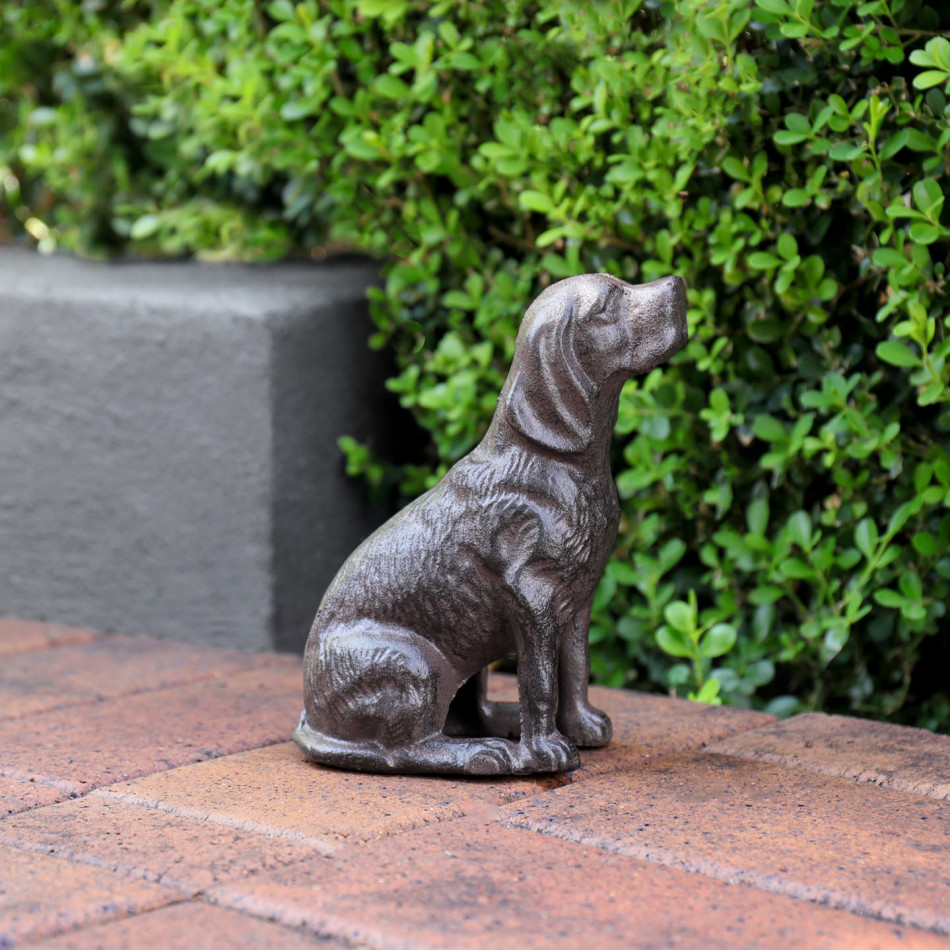 Archie the Dog Decor / Doorstop, a functional accent designed to hold a door in place