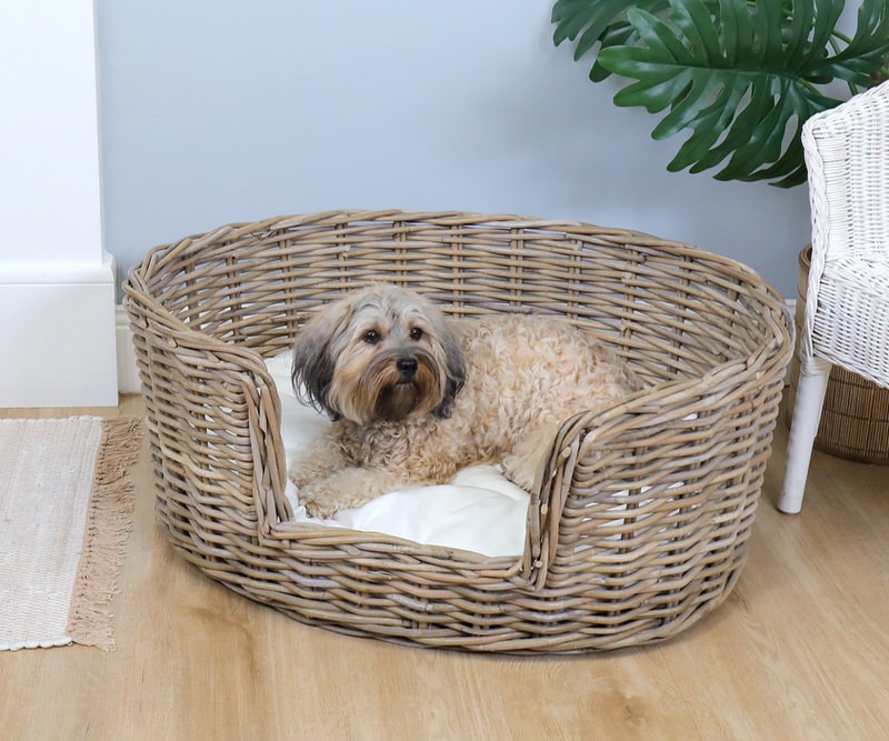 Stanton Rattan Dog Bed Large