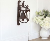 Bird Vintage Wall Bell - Large Cast Iron Doorbell