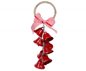 Yuletide Bells Door Hanger