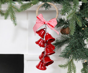 Yuletide Bells Door Hanger