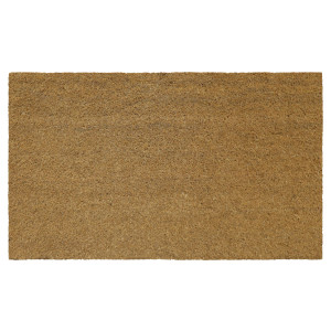 Bond Plain Coir Doormat - 75x45cm, an entrance mat designed for a doorway