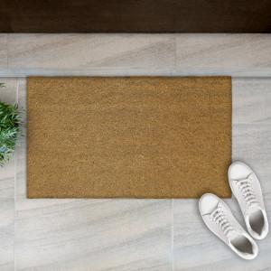 Bond Plain Coir Doormat - 75x45cm