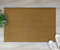 Large Bond Plain Coir Doormat - 90x60cm