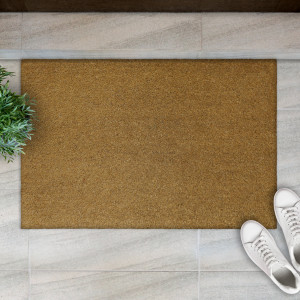 Large Bond Plain Coir Doormat - 90x60cm