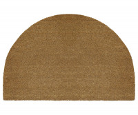 Bond Half Round Plain Coir Doormat 90x60cm