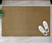 XL Bond Plain Coir Doormat - 120x75cm