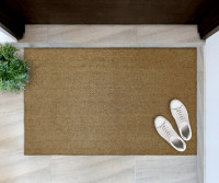 XL Bond Plain Coir Doormat - 120x75cm