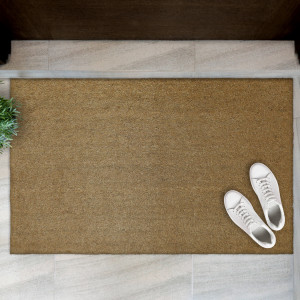 XL Bond Plain Coir Doormat - 120x75cm