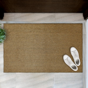 XL Bond Plain Coir Doormat - 120x75cm