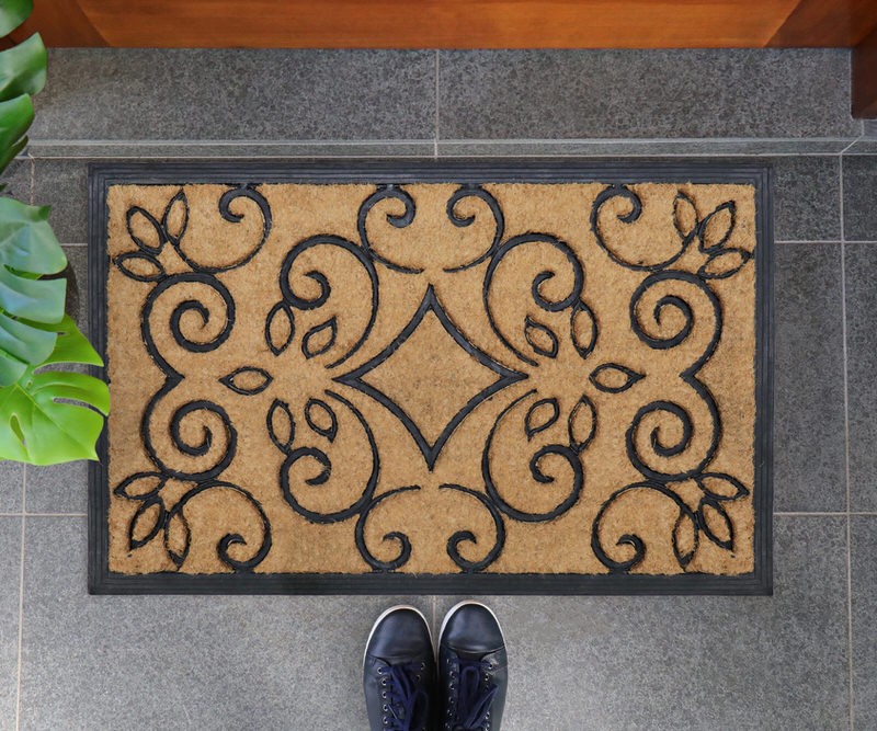 Avondale Large Rubber & Coir Doormat