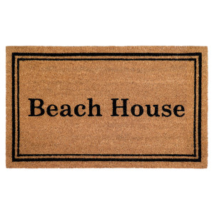 Beach House Doormat 75x45cm, an entrance mat designed for a doorway