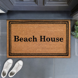 Beach House Doormat 75x45cm, designed to protect the floor while adding detail to an entryway