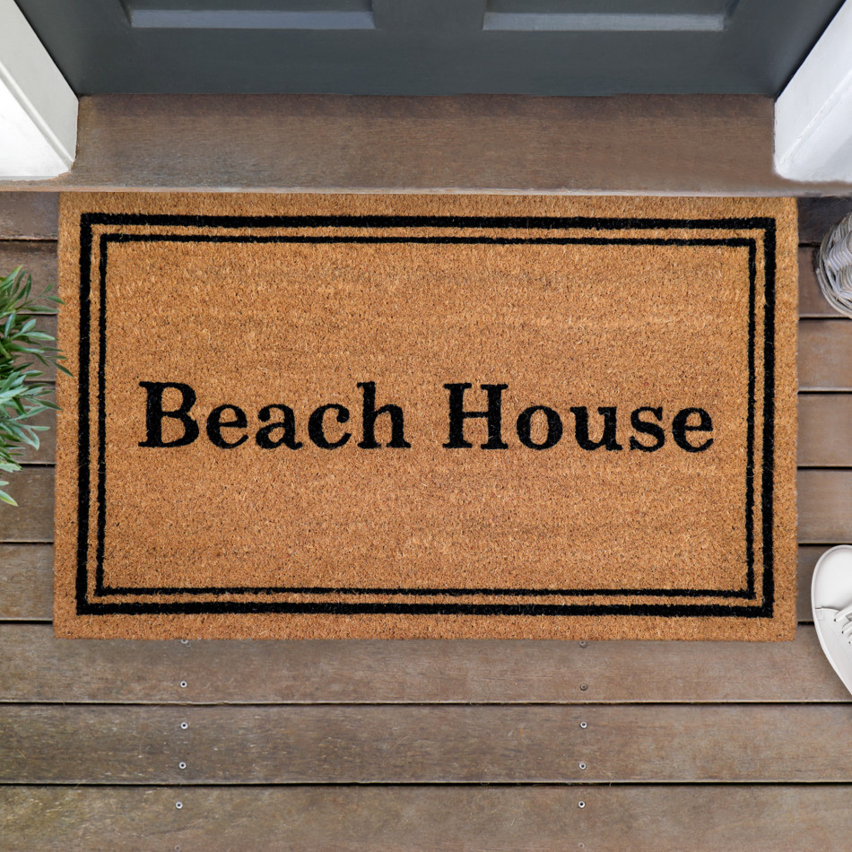 Beach House Doormat 75x45cm