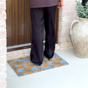 Blue Meadow Doormat 75x45cm