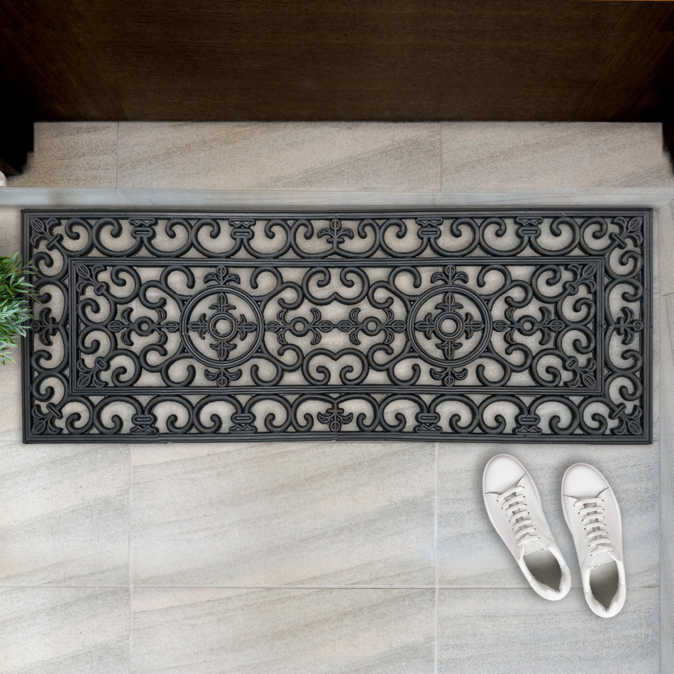 Long Brooklyn Rubber Doormat 120x45cm