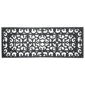 Long Brooklyn Rubber Doormat 120x45cm, an entrance mat designed for a doorway