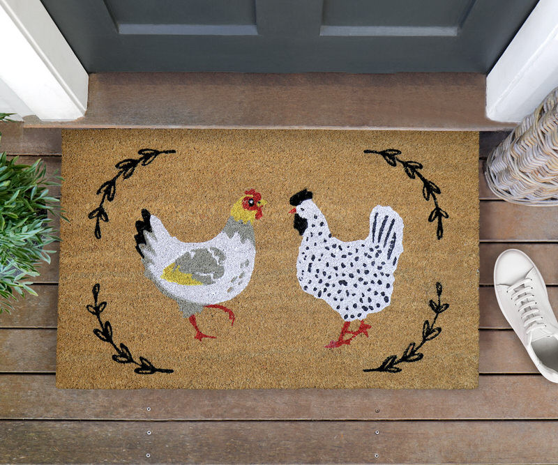 Tilbury Farm Chickens Doormat 80x50cm