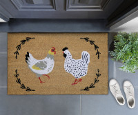 Tilbury Farm Chickens Doormat 80x50cm