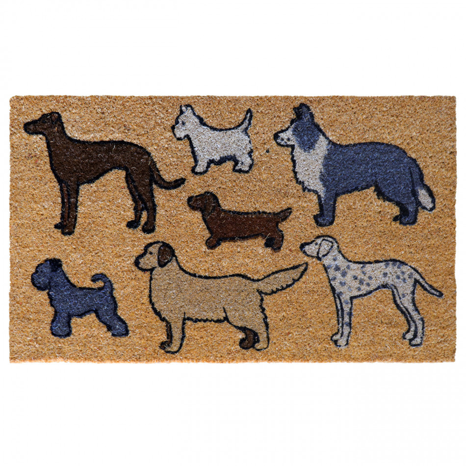 Dog Park Regular Doormat - 75x45cm, an entrance mat designed for a doorway