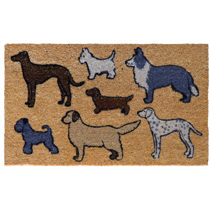 Dog Park Regular Doormat - 75x45cm, an entrance mat designed for a doorway