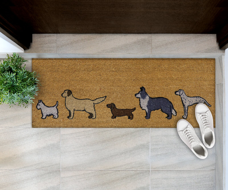 Dog Park Long Doormat - 120x45cm