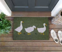 Greenstead White Ducks Doormat 60x40cm