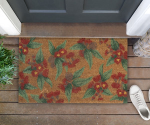 Natalie Red Eucalyptus Doormat 45x75cm