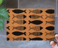 Angler Fish PVC Backed Doormat