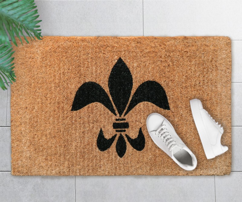 Fleur de Lys Doormat Regular - 100% Coir