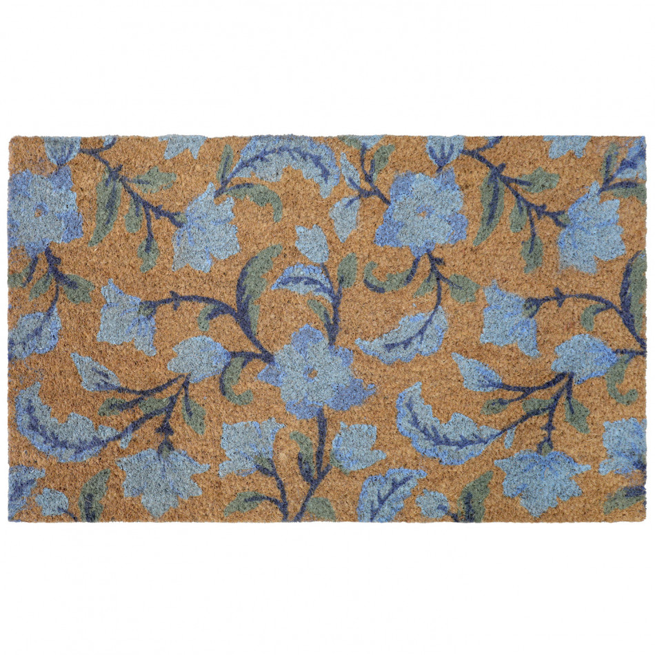 Blue Meadow Doormat 75x45cm, an entrance mat designed for a doorway