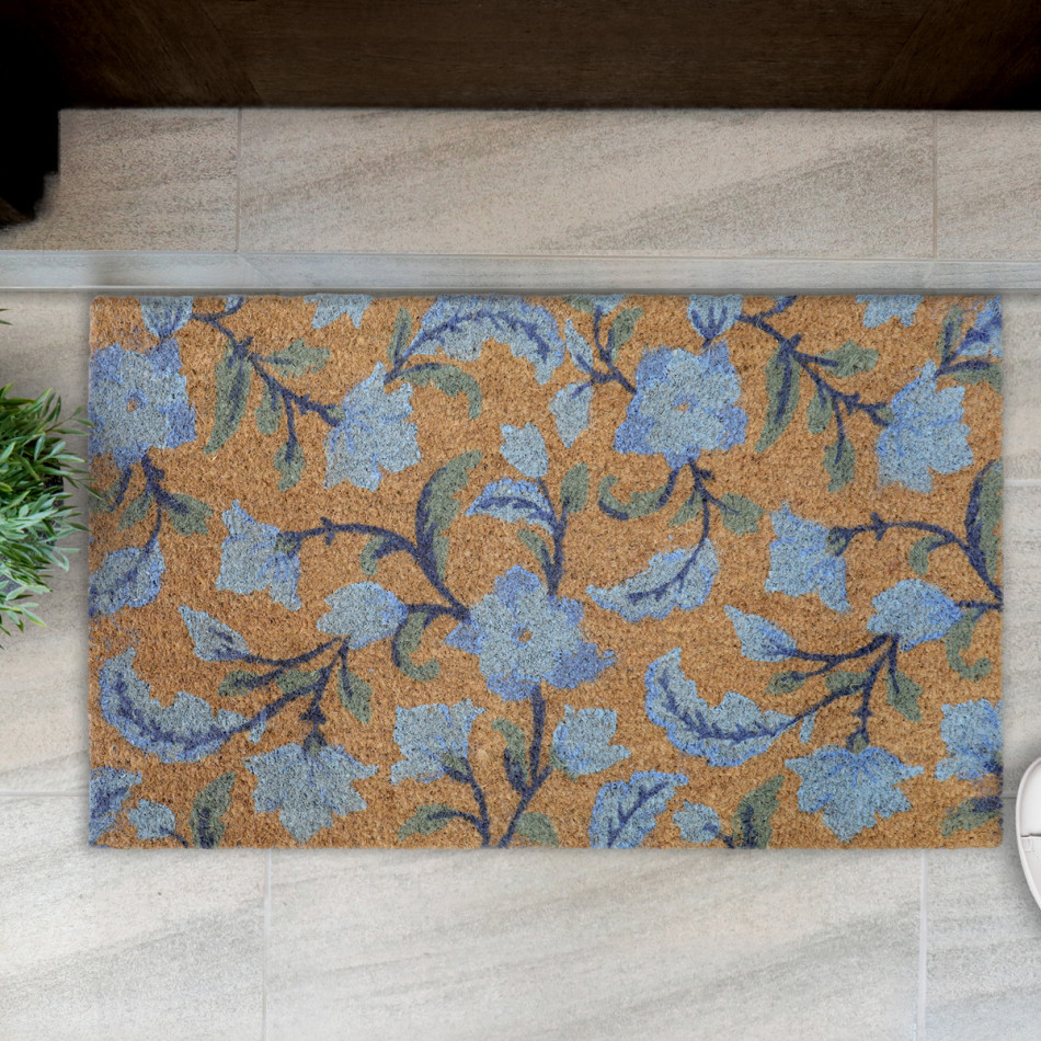 Blue Meadow Doormat 75x45cm
