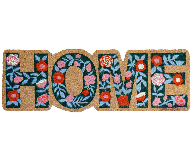 Folk Art Flowers Home Long Door Mat