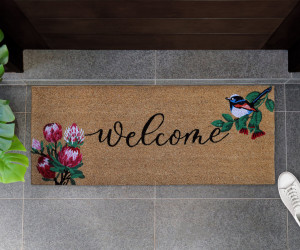 Blossom Fairy Wren Long Doormat 45x110cm