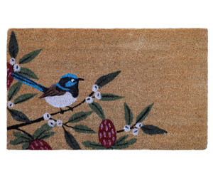 Bush Blossom Fairy Wren Doormat 45x75cm