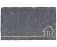 Grey House Sketch Regular 100% Coir Doormat