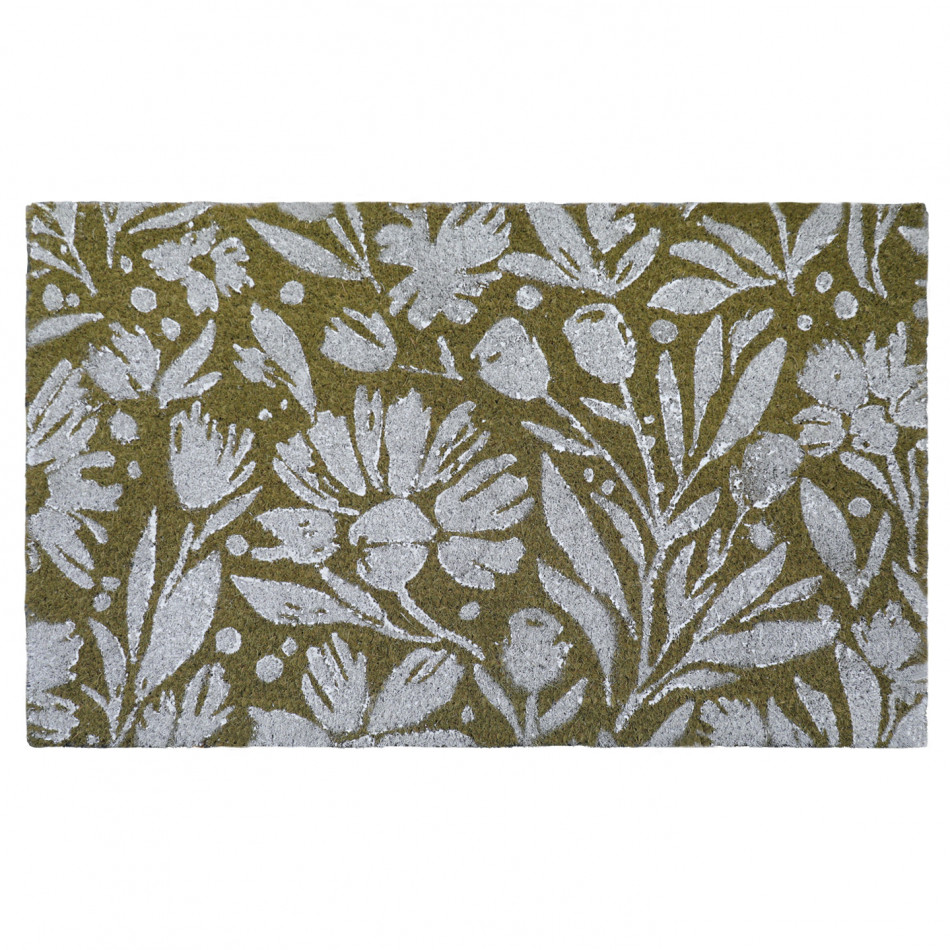 Haynes Green Flora Doormat 75x45cm, an entrance mat designed for a doorway