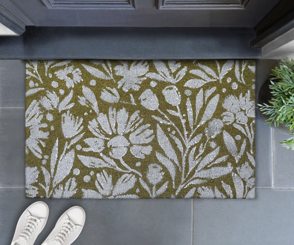 Haynes Green Flora Doormat 75x45cm
