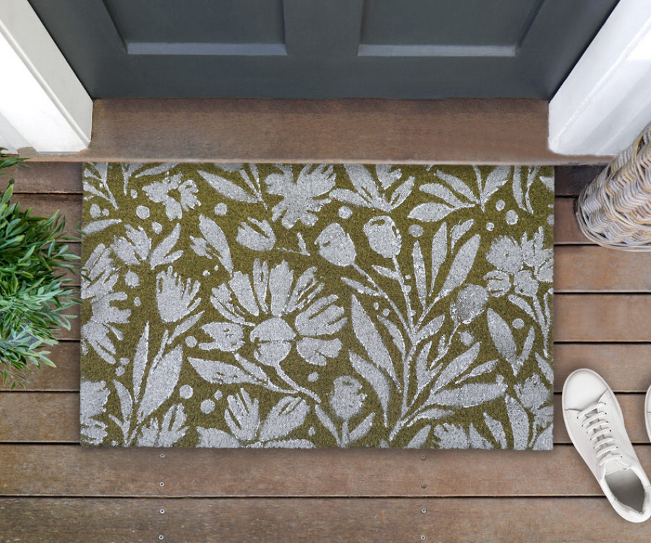 Haynes Green Flora Doormat 75x45cm
