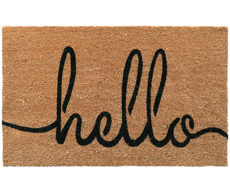 You Had Me At Hello Doormat - PVC Backed