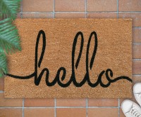 You Had Me At Hello Doormat - PVC Backed