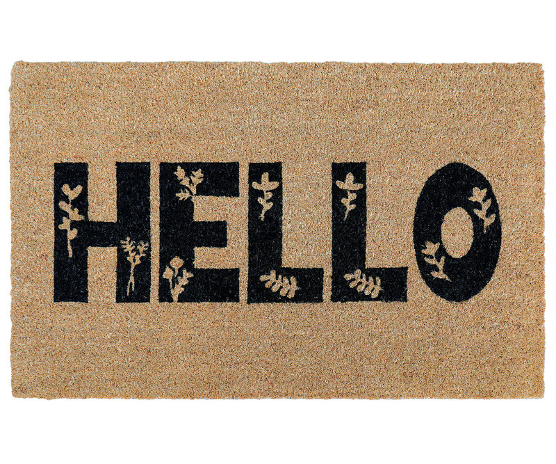 Hedgerow Hello Doormat 80x50cm