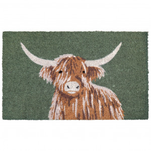 Highland Cow Doormat 75x45cm